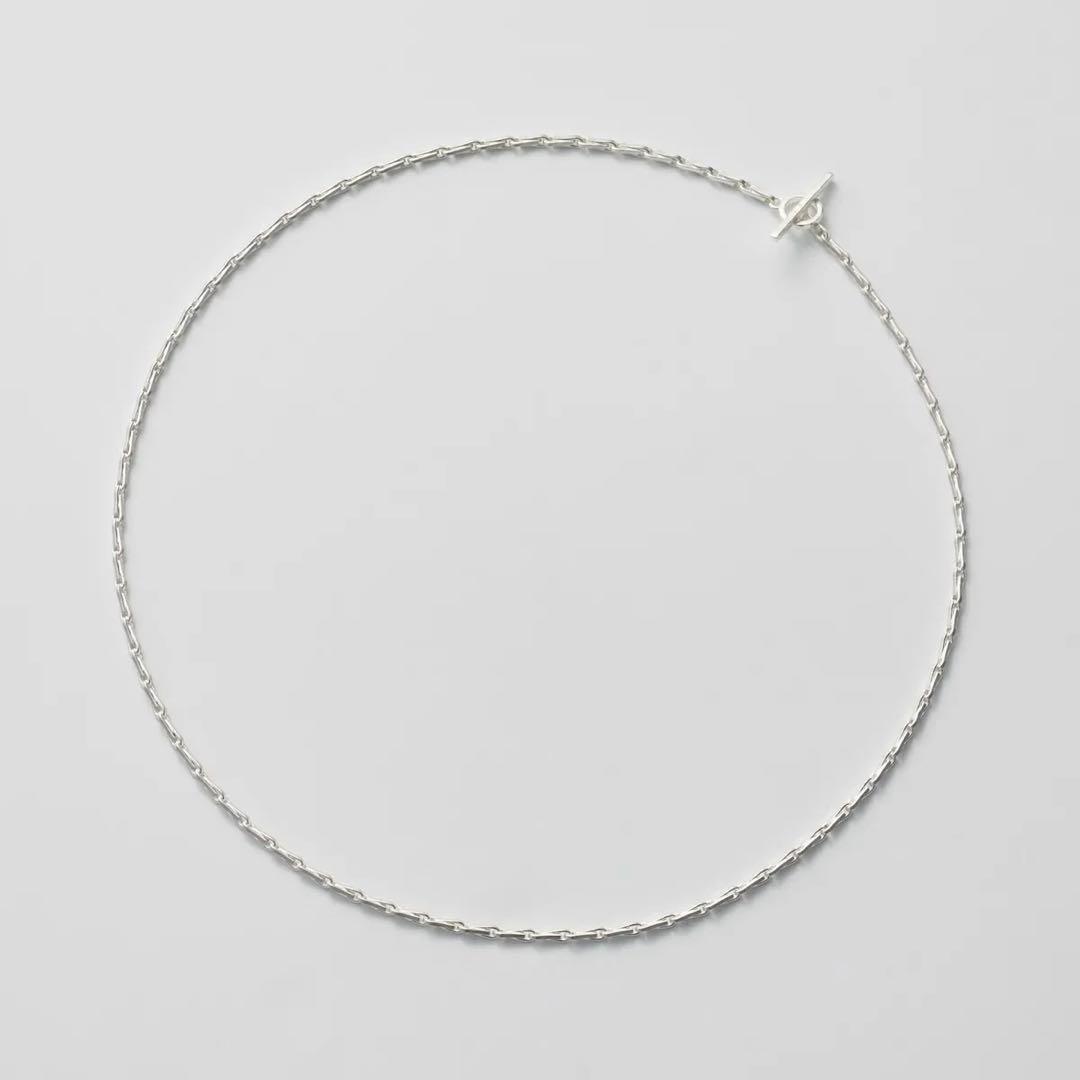 アクセサリー All Blues Fold necklace Polished Silver