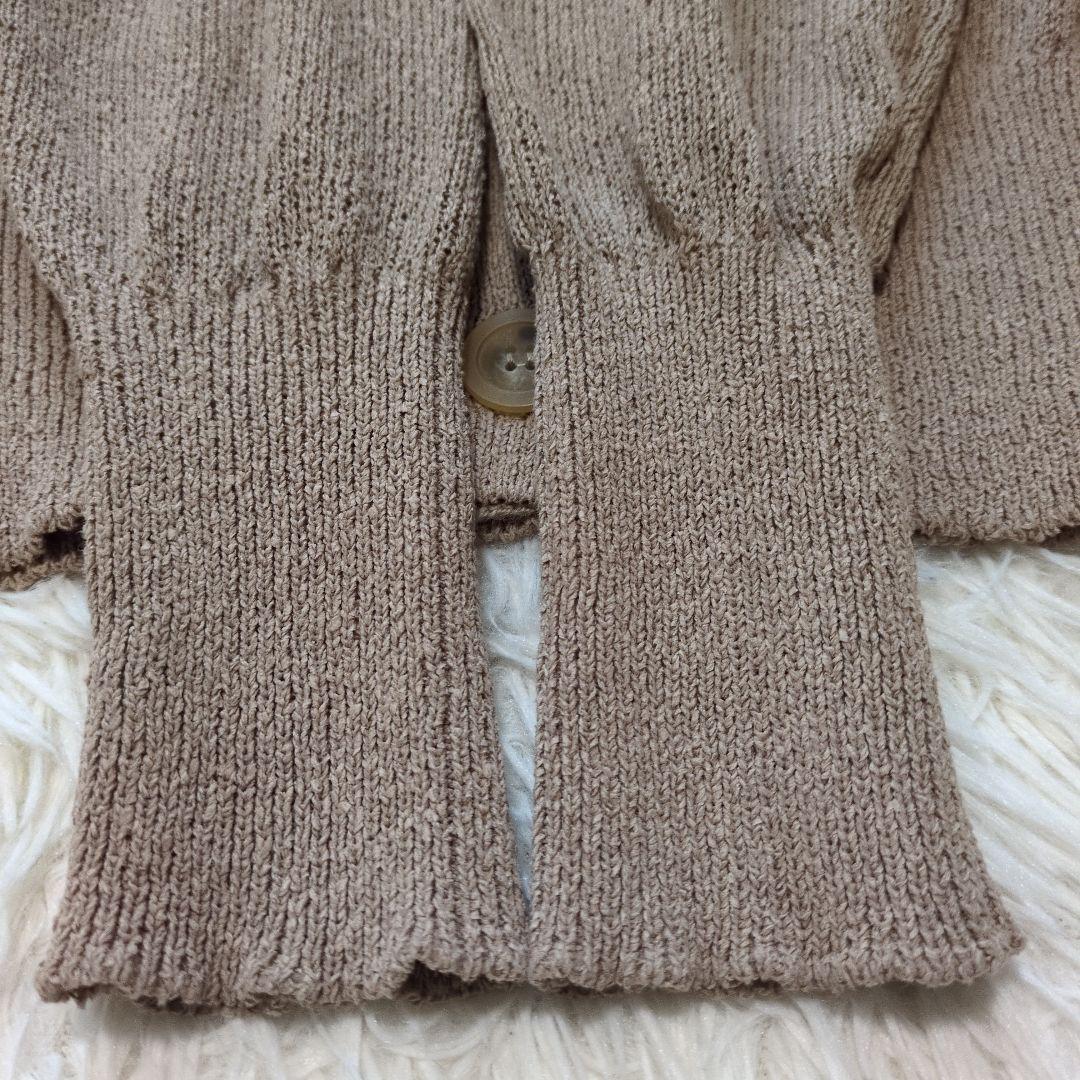 25SS タグ付き　Whim Gazette ペーパーヤーンカーディガン