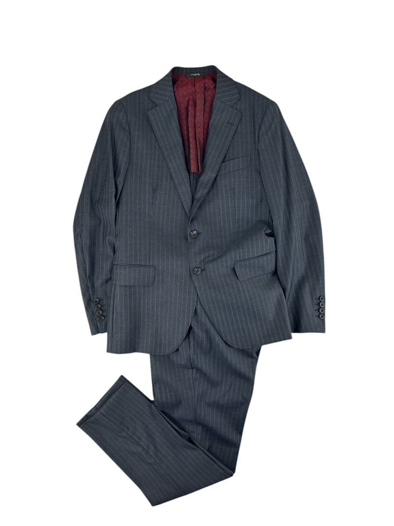 送料込み⭐︎MACKINTOSH LONDON【ストライプスーツ】ストライプグレー