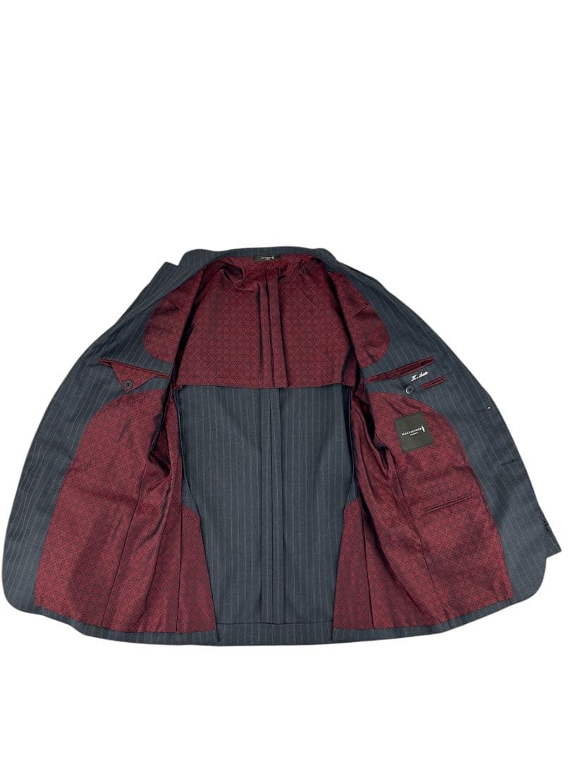 送料込み⭐︎MACKINTOSH LONDON【ストライプスーツ】ストライプグレー