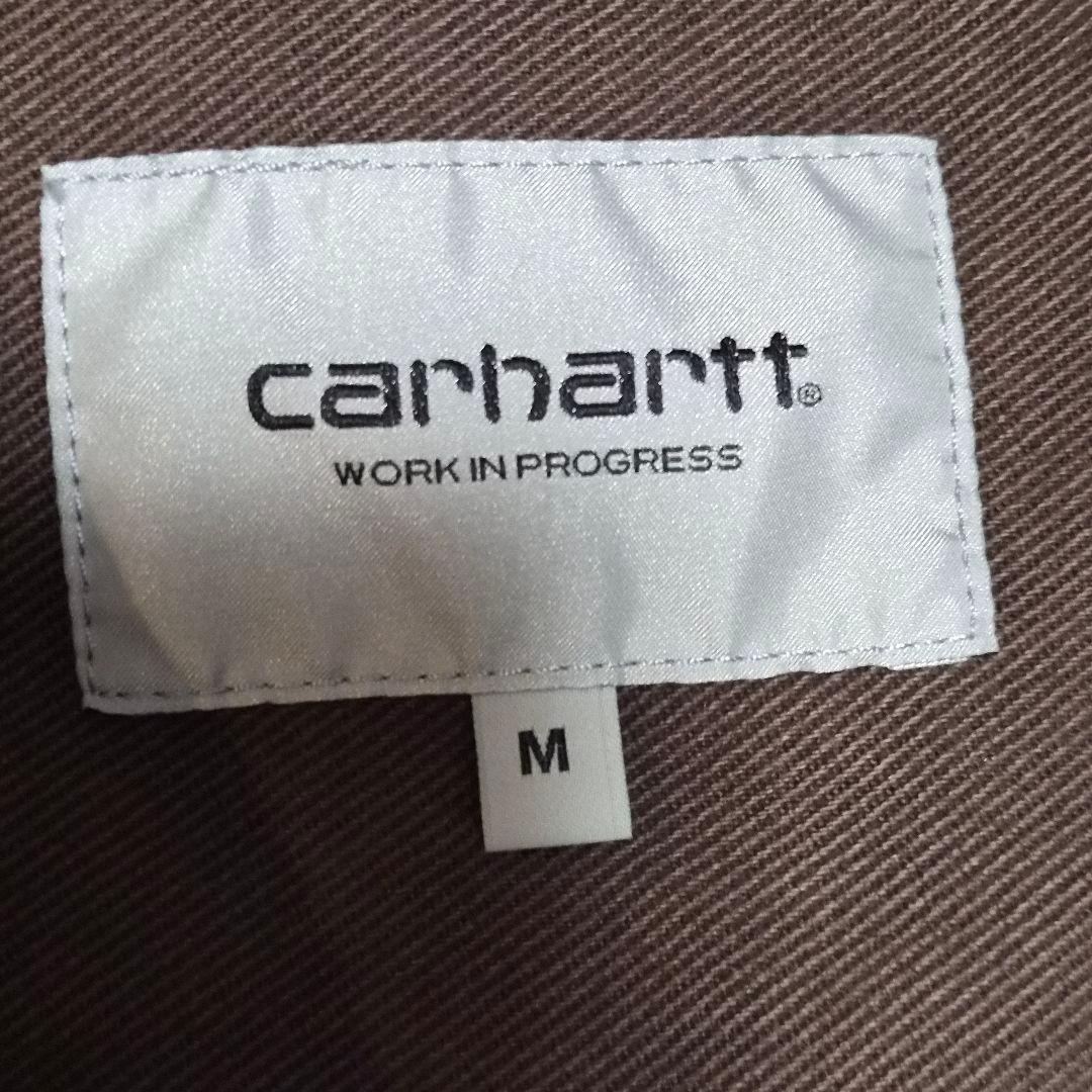 Carhartt カバーオール　ダークブラウン コットンシャツ