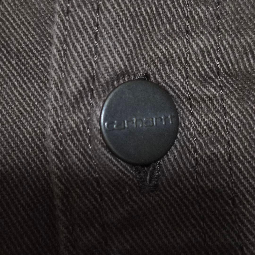 Carhartt カバーオール　ダークブラウン コットンシャツ