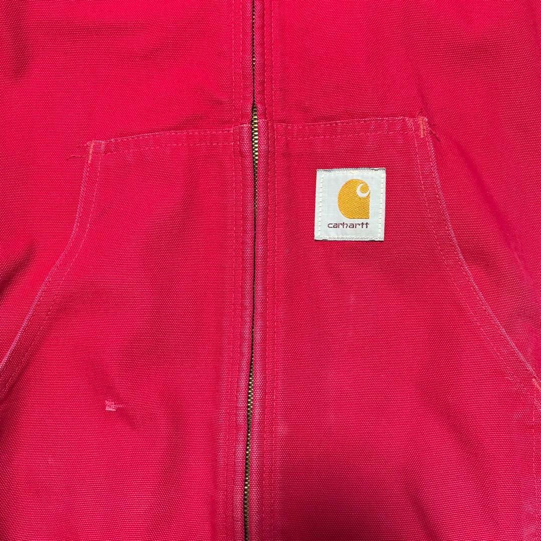 【希少】Carhartt アクティブジャケット　レッド　状態良好⭐️
