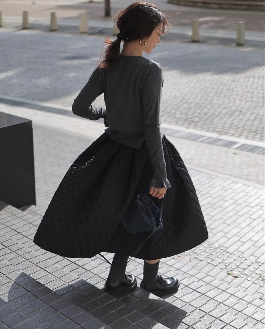 gypsohila スカート　quilt skirt