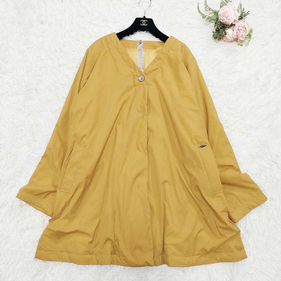 Fitme Moi 大きいサイズ 軽量 2way フード ノーカラー コート