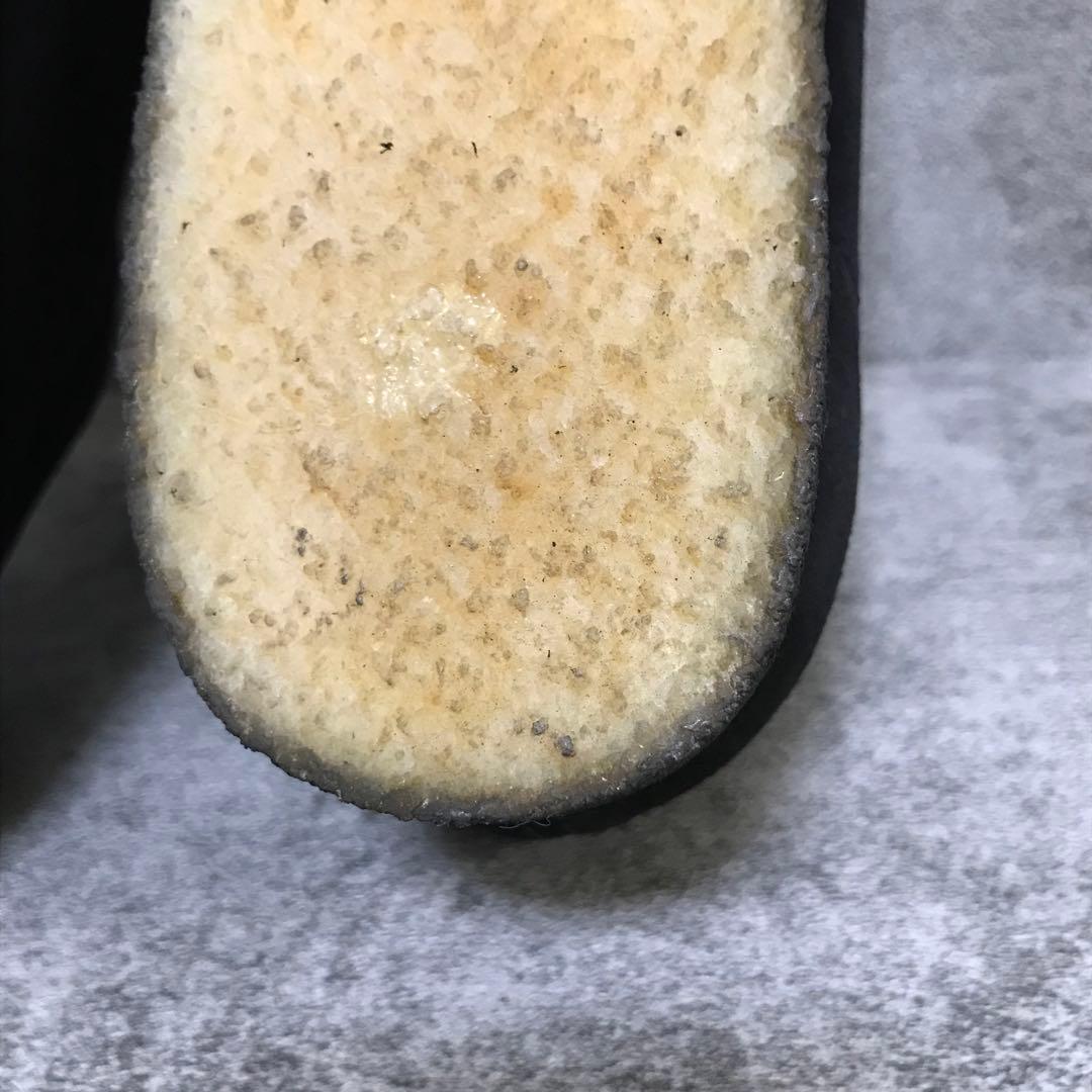 【美品】クラークス ワラビー ローカット UK7 25.5cm 黒 スエード