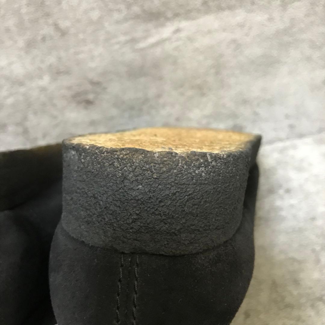【美品】クラークス ワラビー ローカット UK7 25.5cm 黒 スエード