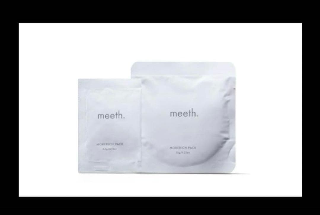 【meeth】モアリッチパック3箱フェイスマスク1セット付