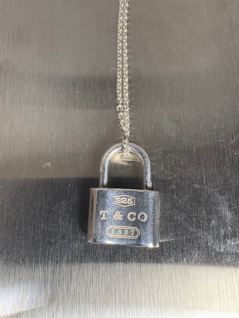 【付属有】Tiffany&Co. 1837パドロックネックレス SV925