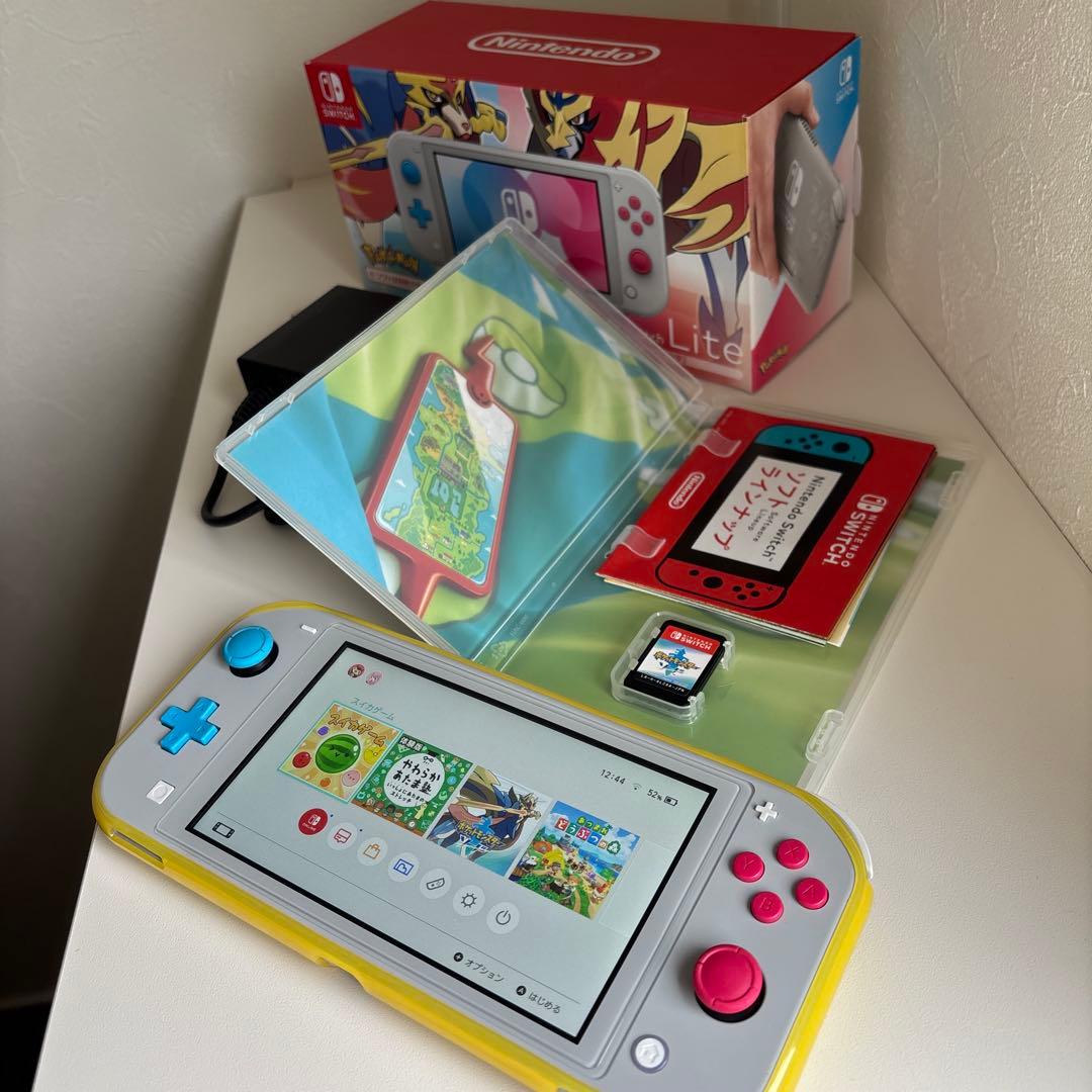 Nintendo Switch Lite グレー本体➕ポケモンソード