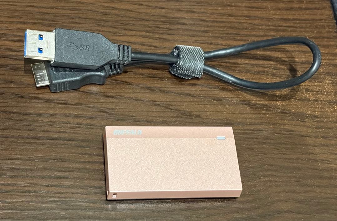 BUFFALO SSD-PSM960U3-P/N 960GB スモーキーピンク