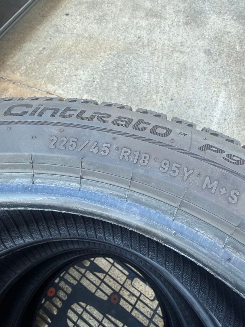 ピレリ 2025年製 タイヤ4本 バリ山 225/45R18