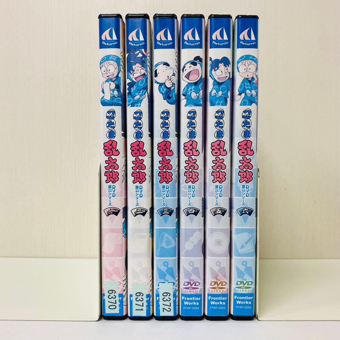 【新品ケース】DVD　忍たま乱太郎　第22シリーズ　全巻セット　全6巻