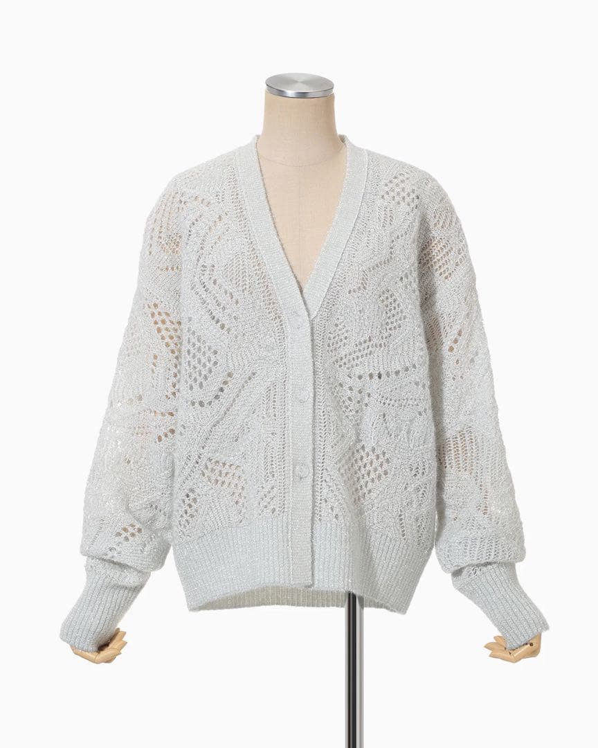 トップス mame kurogouchi Shimmering Knit Cardigan