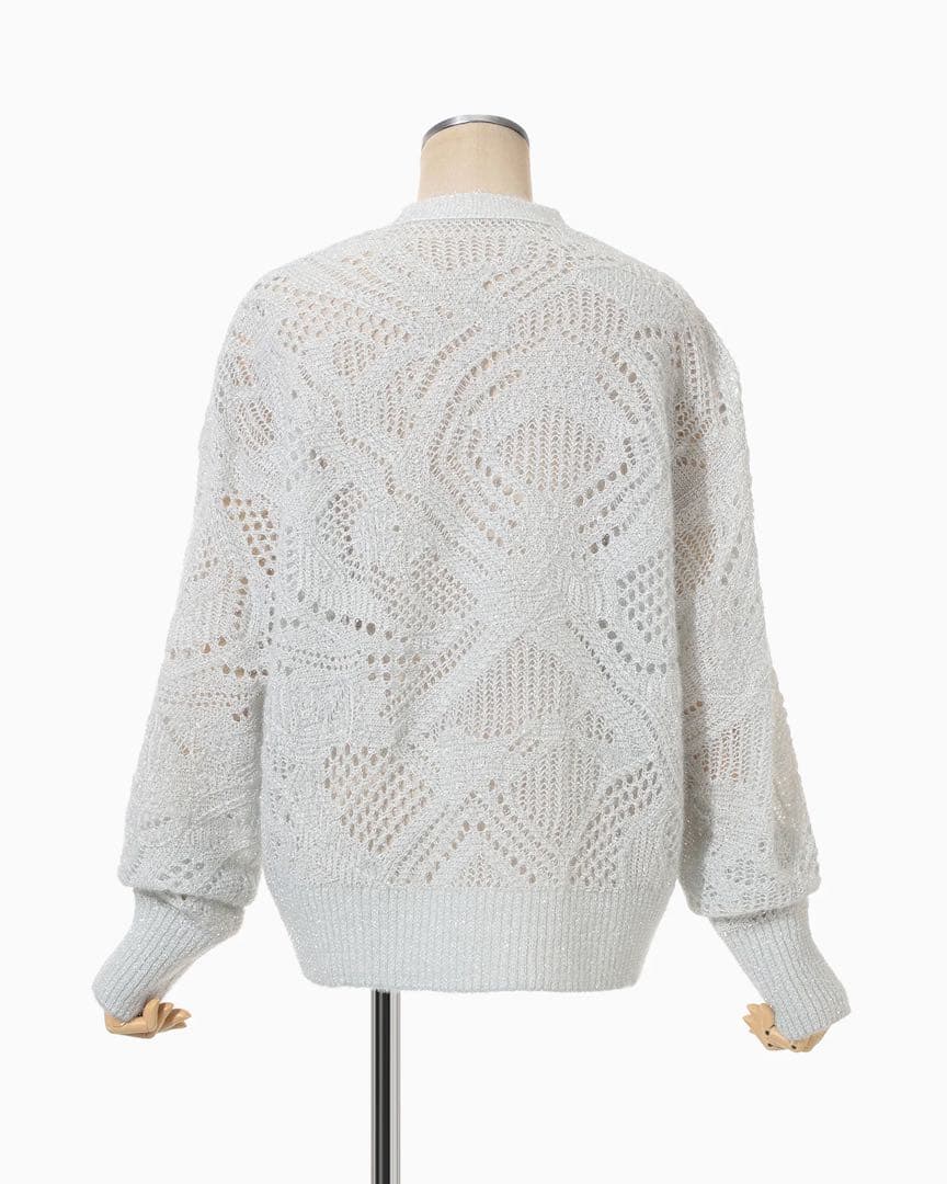 トップス mame kurogouchi Shimmering Knit Cardigan