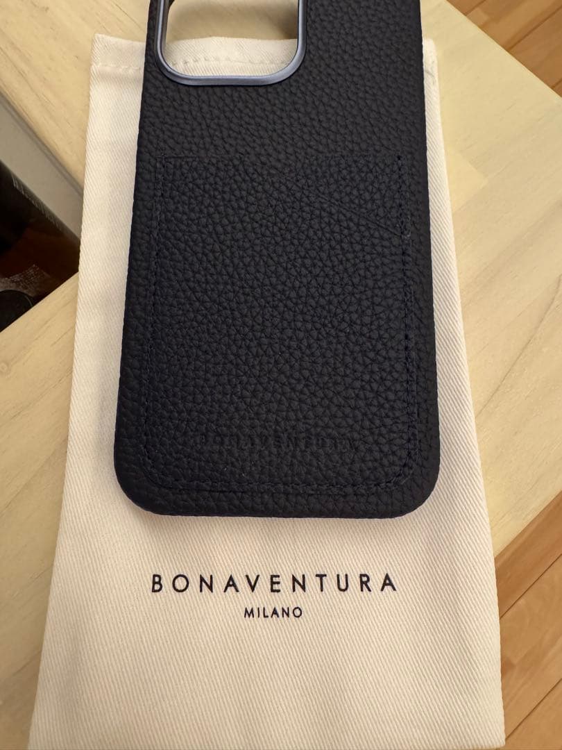 BONAVENTURA ネイビー iPhone15 pro max ケース