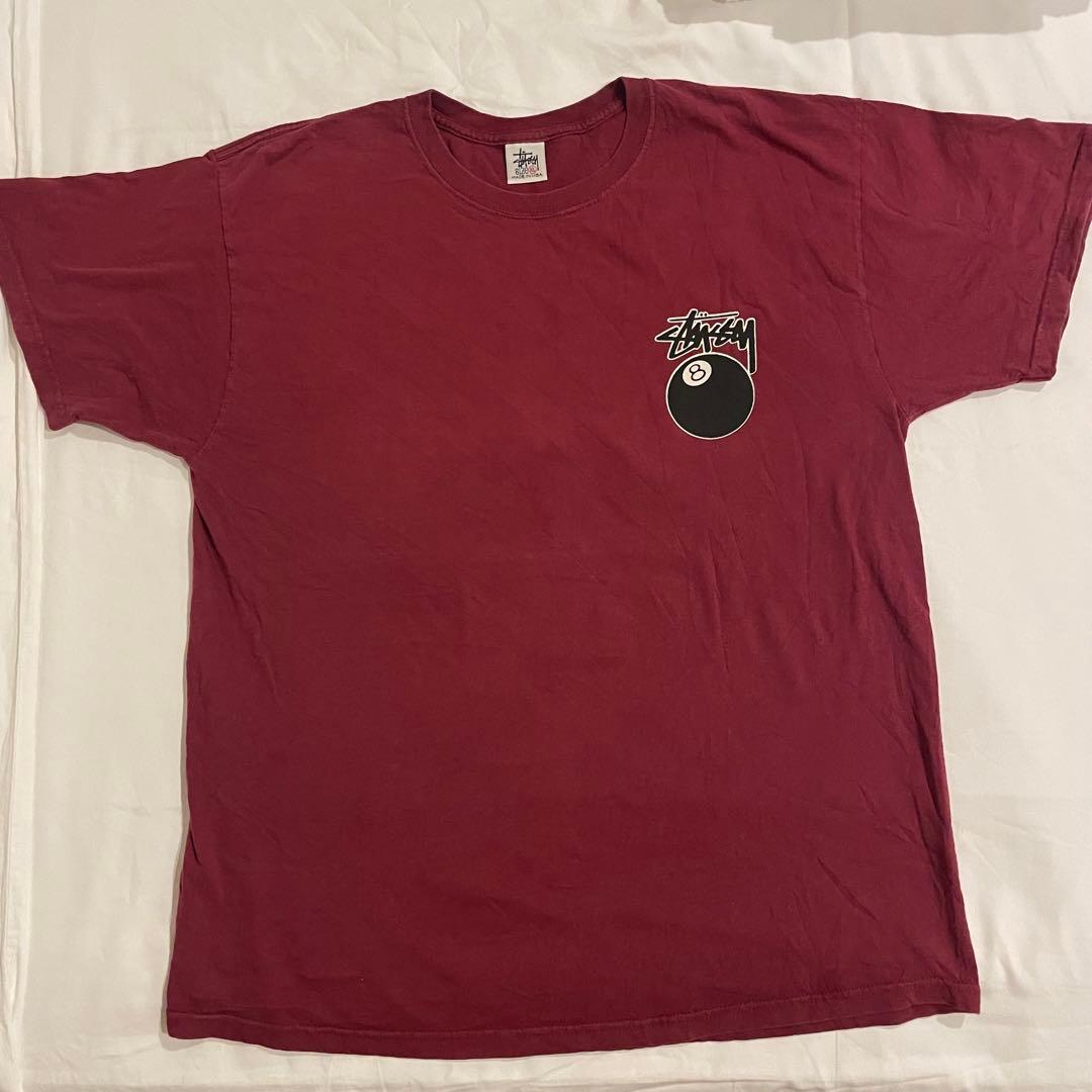 【USA製】OLD Stussy 8ボール XL ボルド 古着