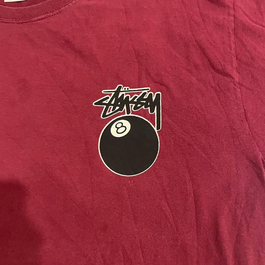【USA製】OLD Stussy 8ボール XL ボルド 古着