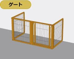 Richell木製3WAYサークル6面90H 大型犬用未開封原価 59800 円