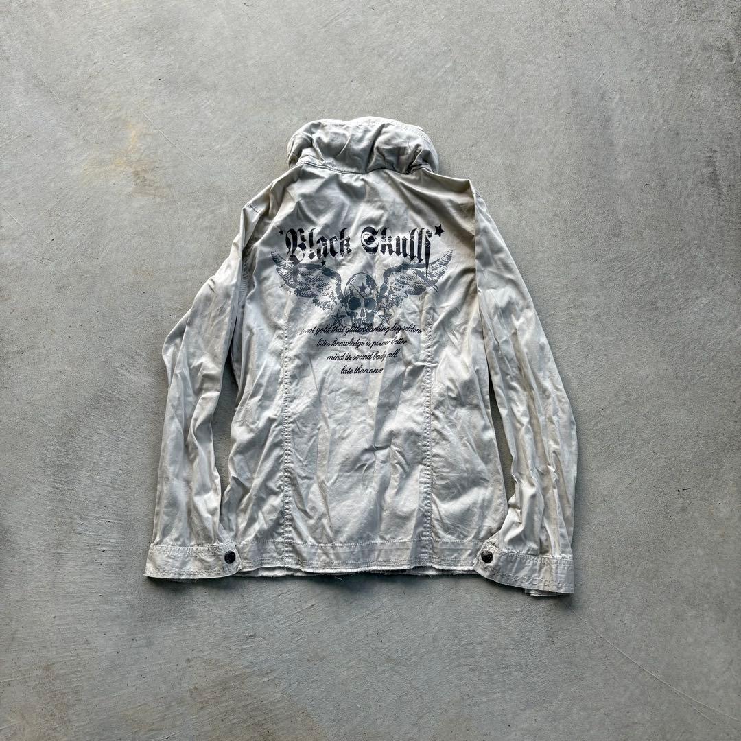ジャケット・アウター 00s skull gimmick jacket y2k grunge