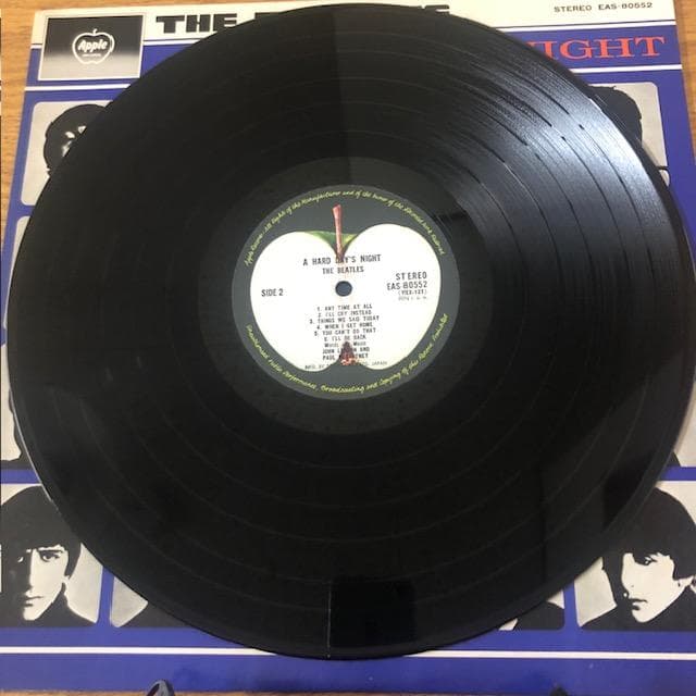 【LP】ビートルズ『ハード・デイズ・ナイト』国内盤 d988y97