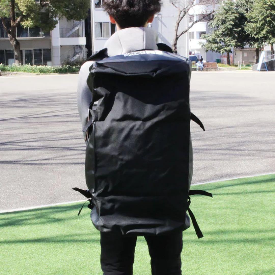 期間限定値下げノースフェイス　ボストンバッグ　Mサイズ　71L ブラック　極美品
