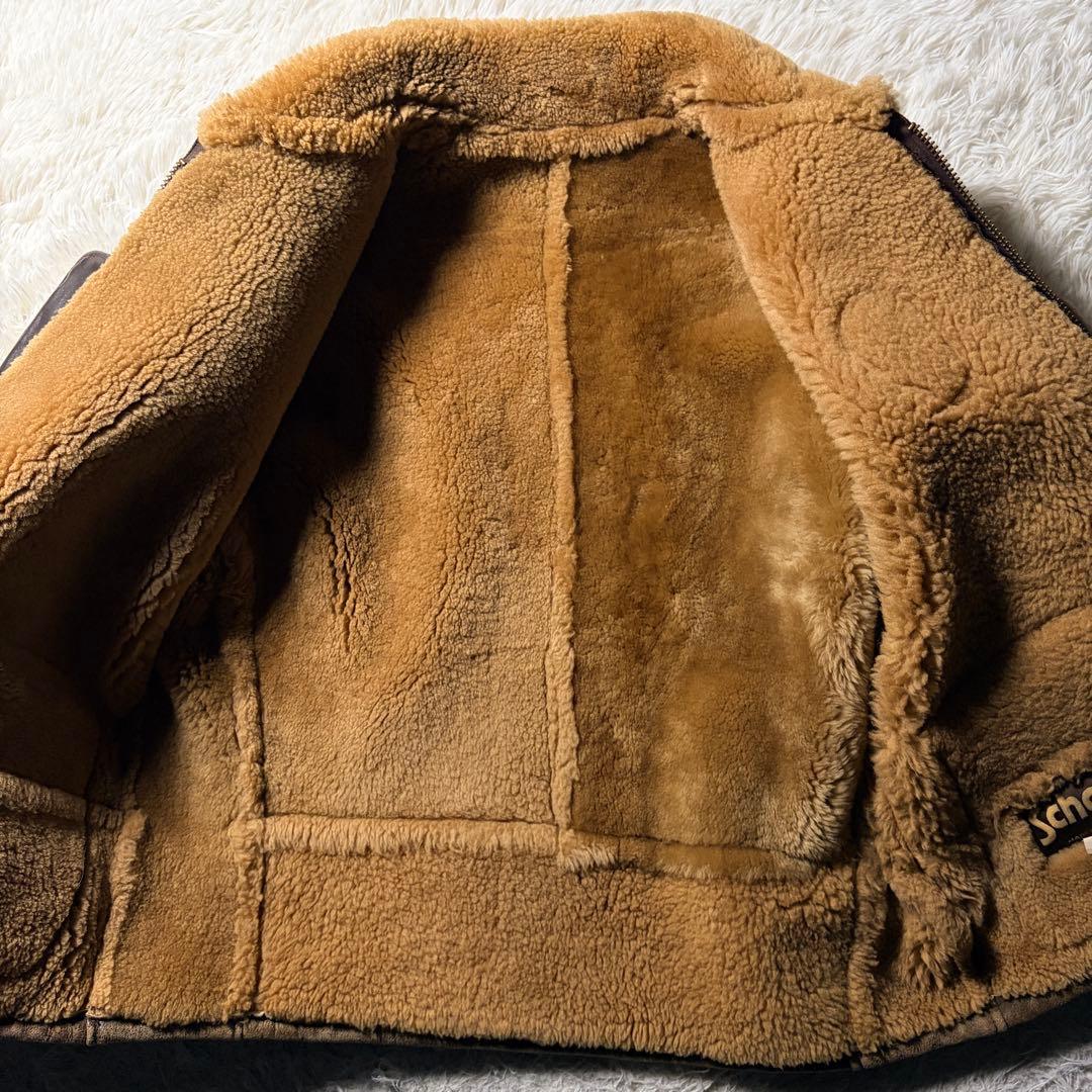 【米国製】schott フライトジャケット　羊革　ムートン　253S 42