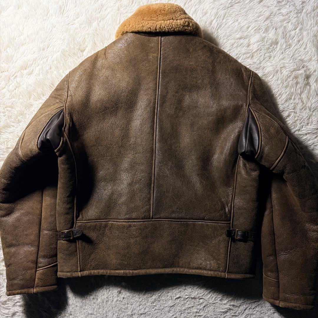 【米国製】schott フライトジャケット　羊革　ムートン　253S 42