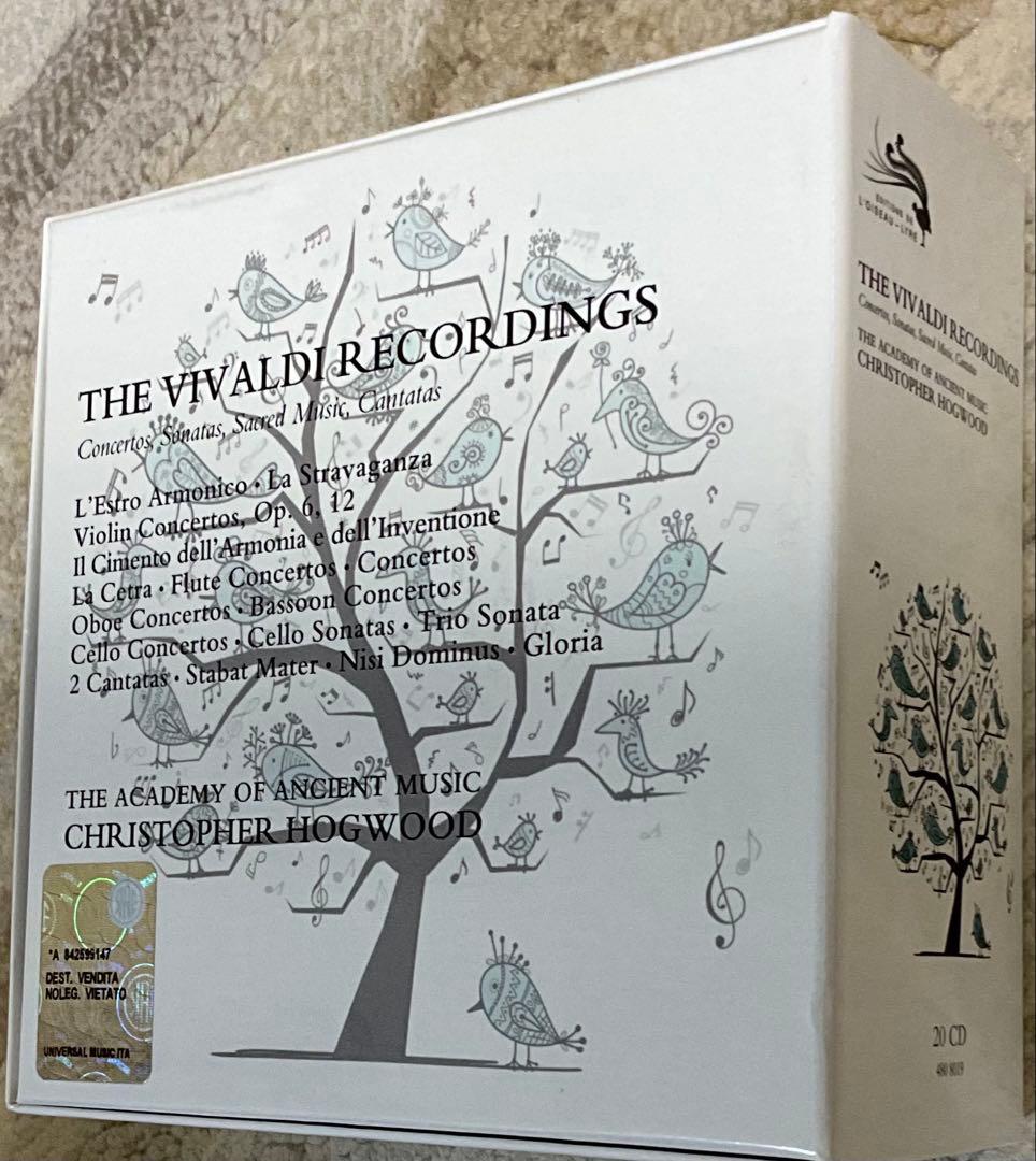 ヴィヴァルディRECORDINGS 20CDクリストファー・ホグウッド
