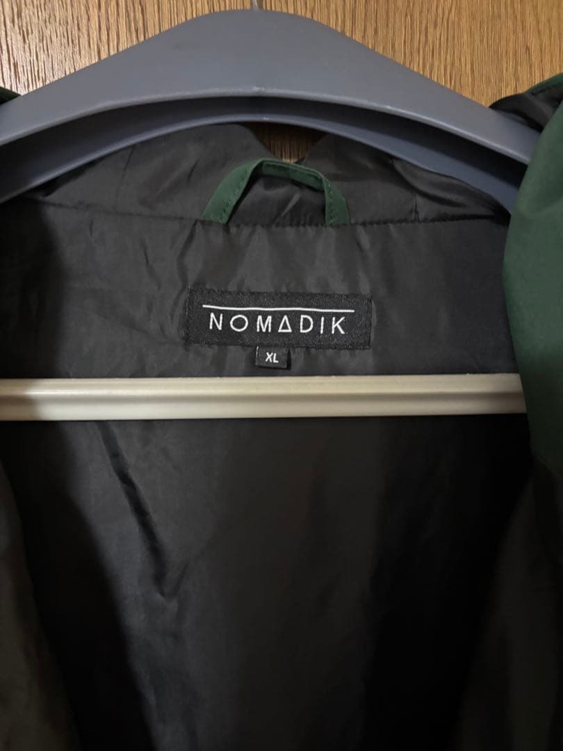 Nomadik アノラックジャケット XL グリーン/ホワイト