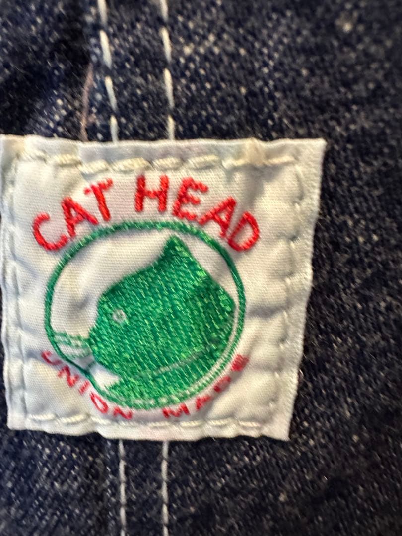 tcbジーンズ　CAT HEAD デニムカバーオール サイズ38
