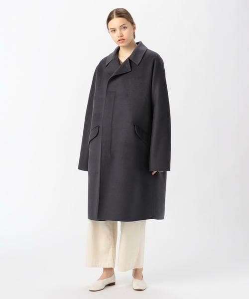 GALERIE VIE ウールダブルフェイス ダブルブレストコート