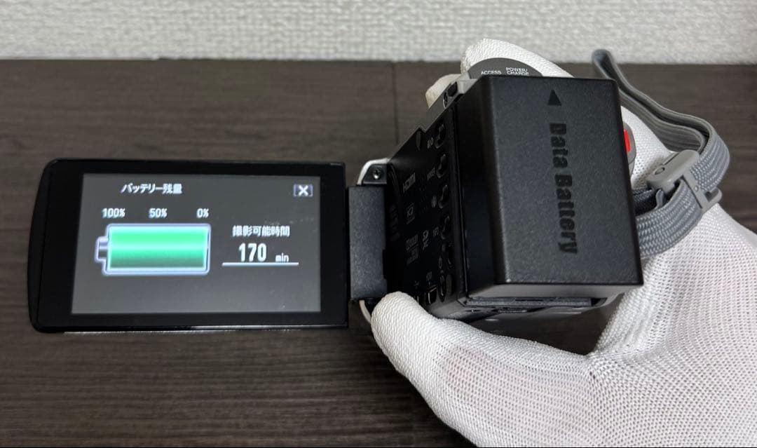 【美品】GZ-HM199-S JVC ハンディ ビデオカメラ 本体