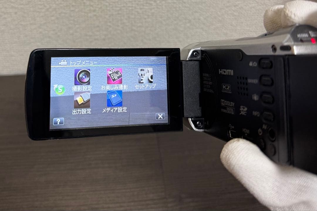 【美品】GZ-HM199-S JVC ハンディ ビデオカメラ 本体