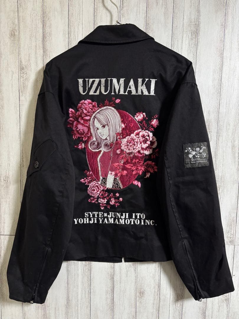 S'YTE サイト 伊藤潤二 UZUMAKI うずまき 五島桐絵 ブルゾン 刺繍