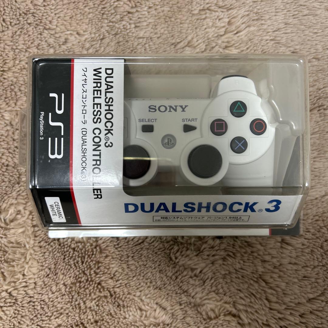 PS3 ワイヤレスコントローラ クリアホワイト