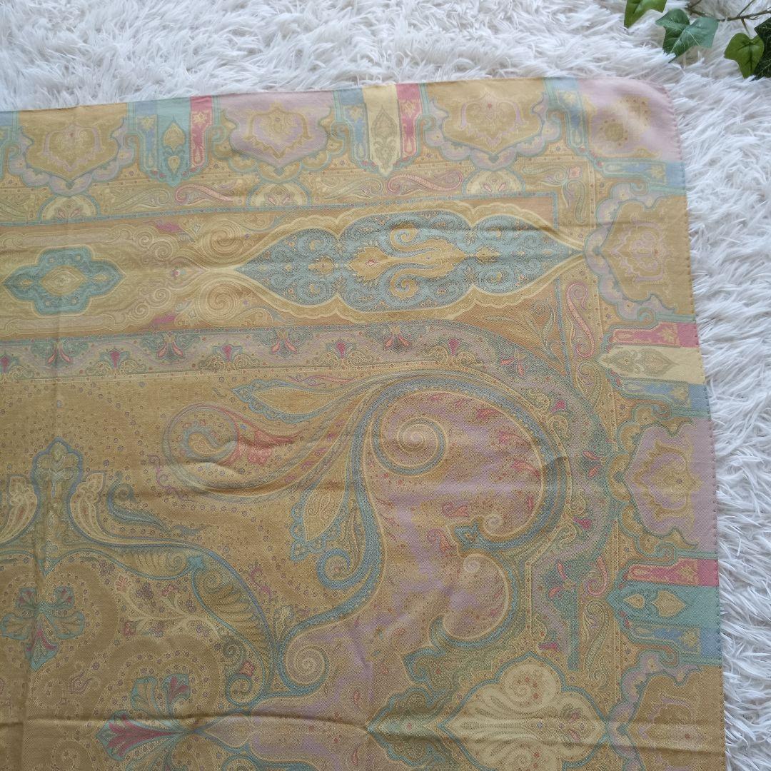 《美品✨》ETRO　エトロ　132×132 大判ストール　ペイズリー