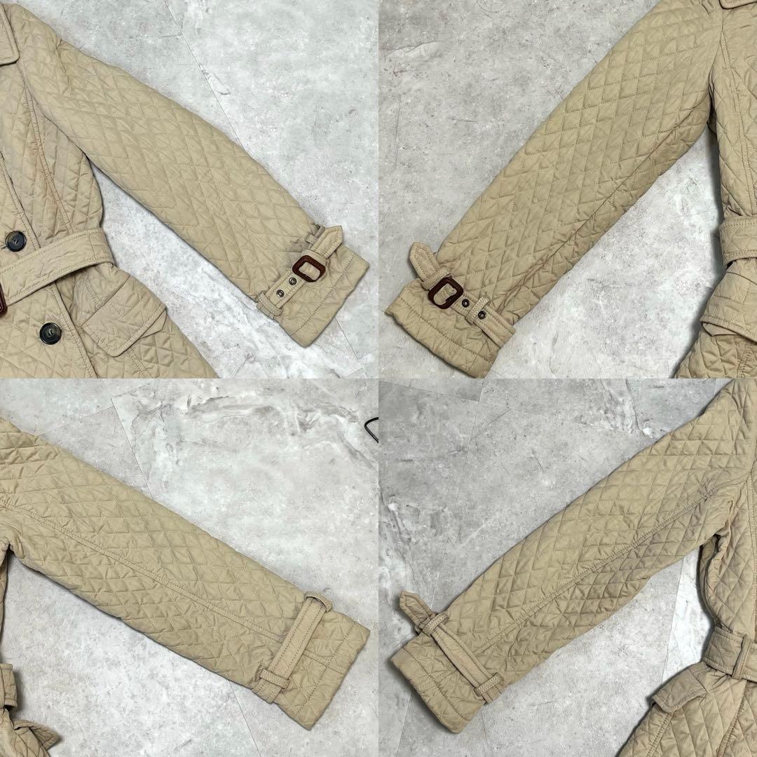 MaxMara キルティングトレンチコート ダブルブレスト 38 ベージュ