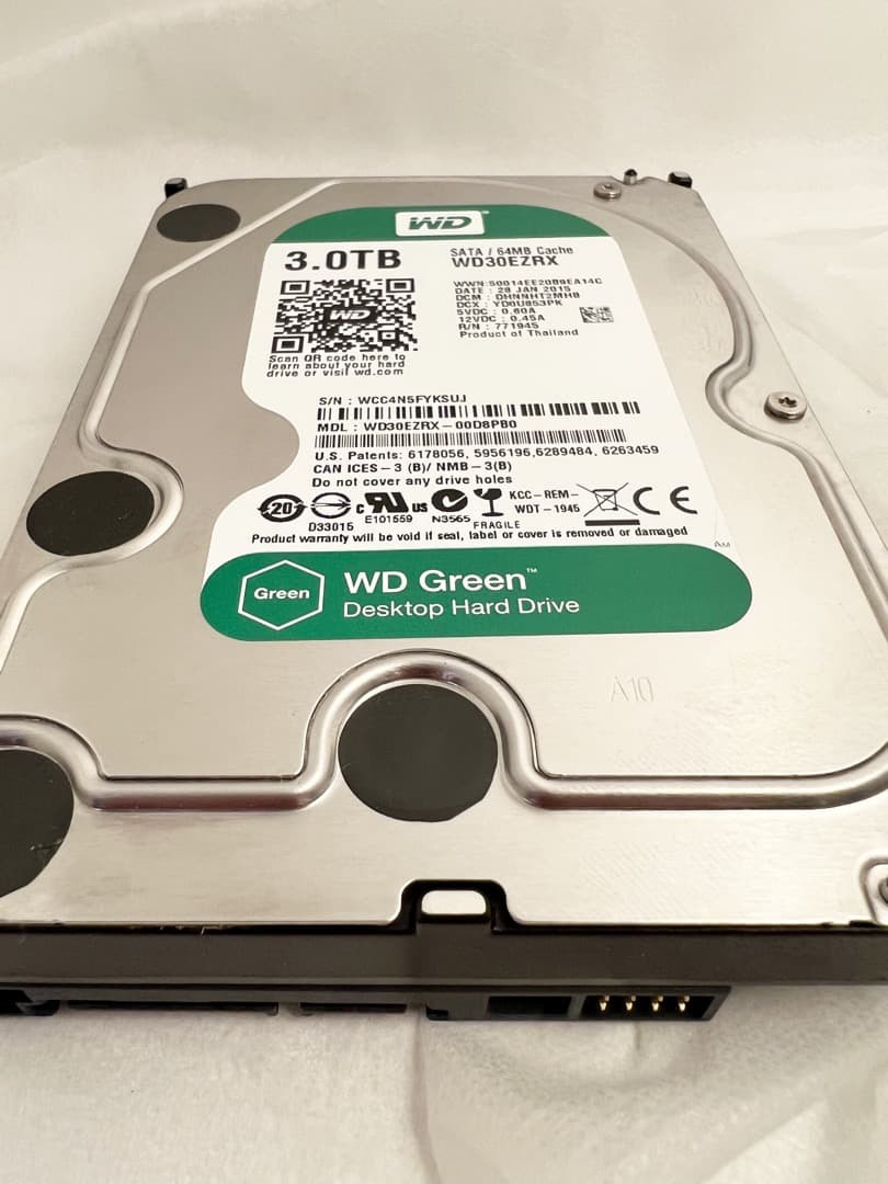 B*y様 使用41時間！WD WD30EZRX [3TB SATA600]★正常