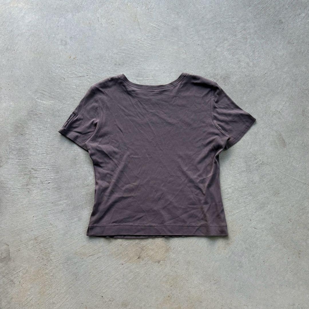 トップス 00s archive tight t-shirts design studs