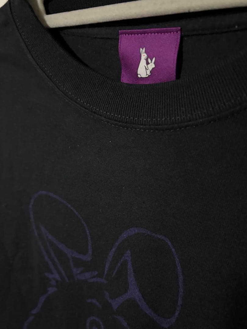 FR2 撫子 京都限定RABBITS ウサギイラスト Tシャツ 黒