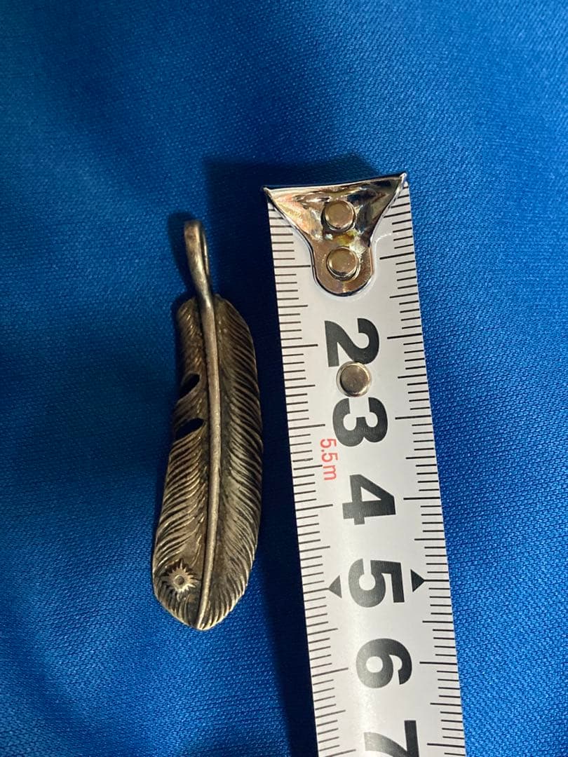 アリゾナフリーダム フェザー 羽根 ネックレス 約約5.5cm シルバー925