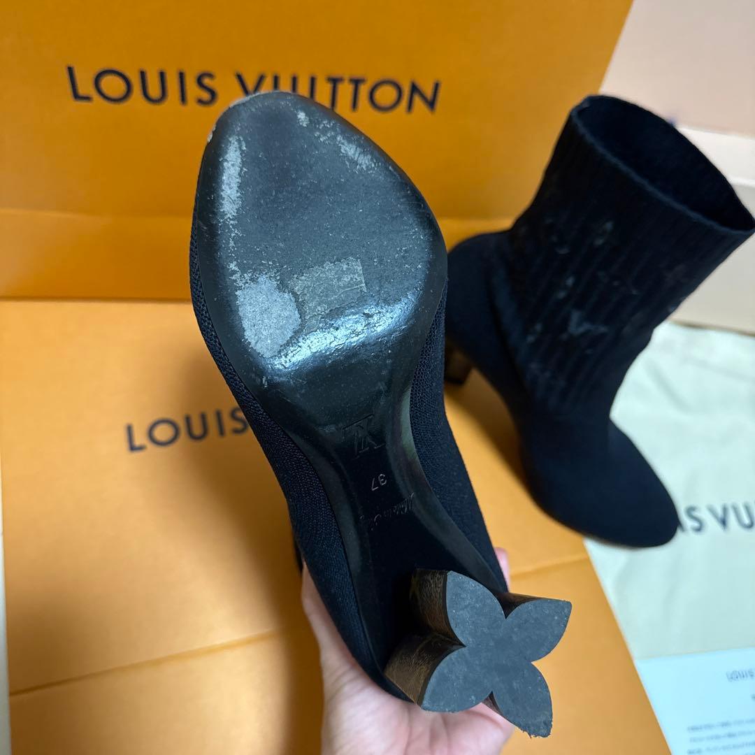 専用　Louis Vuitton ブラック ニットブーツ