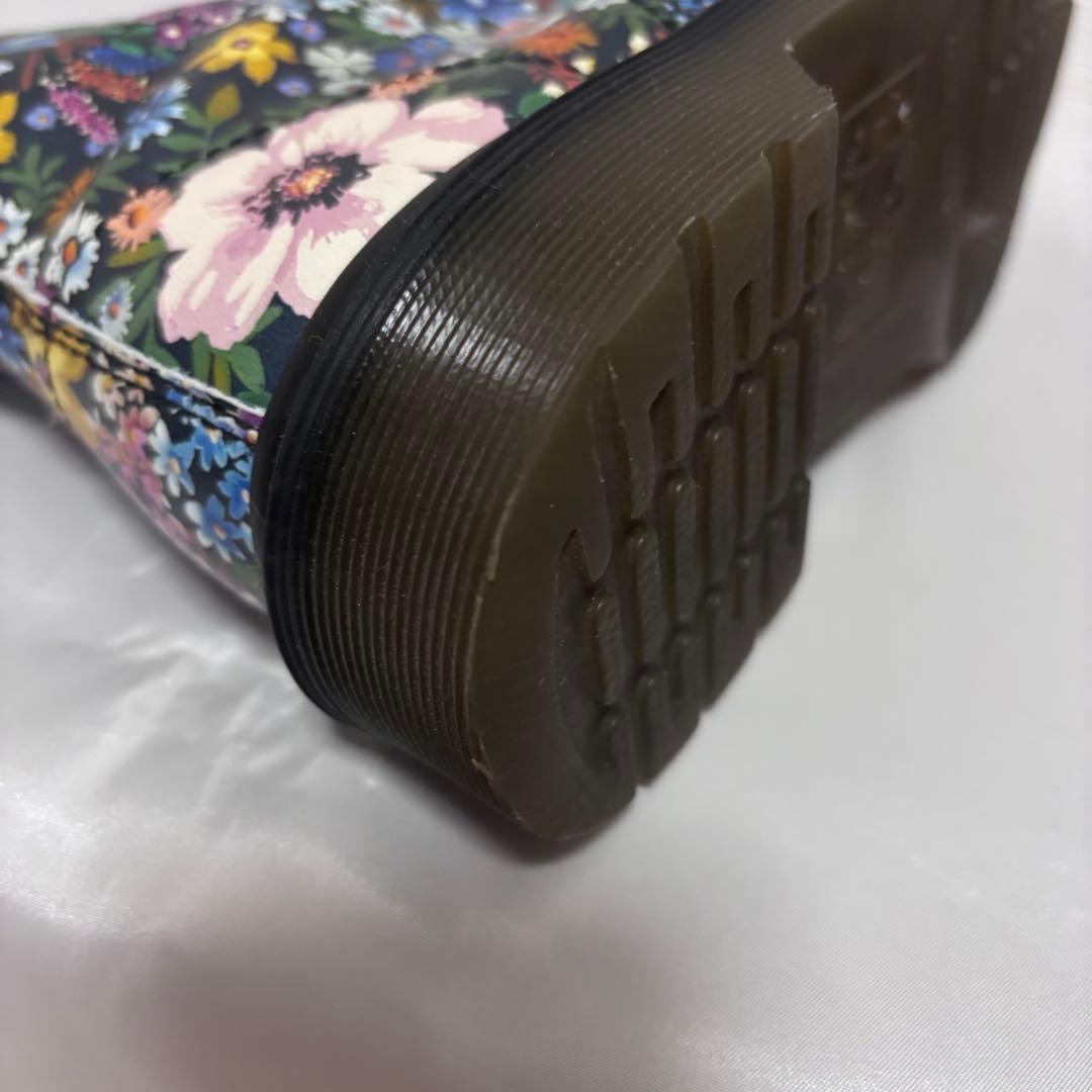 極美品■Dr.Martens■PASCAL WL 8H 花柄 レザー ブーツ