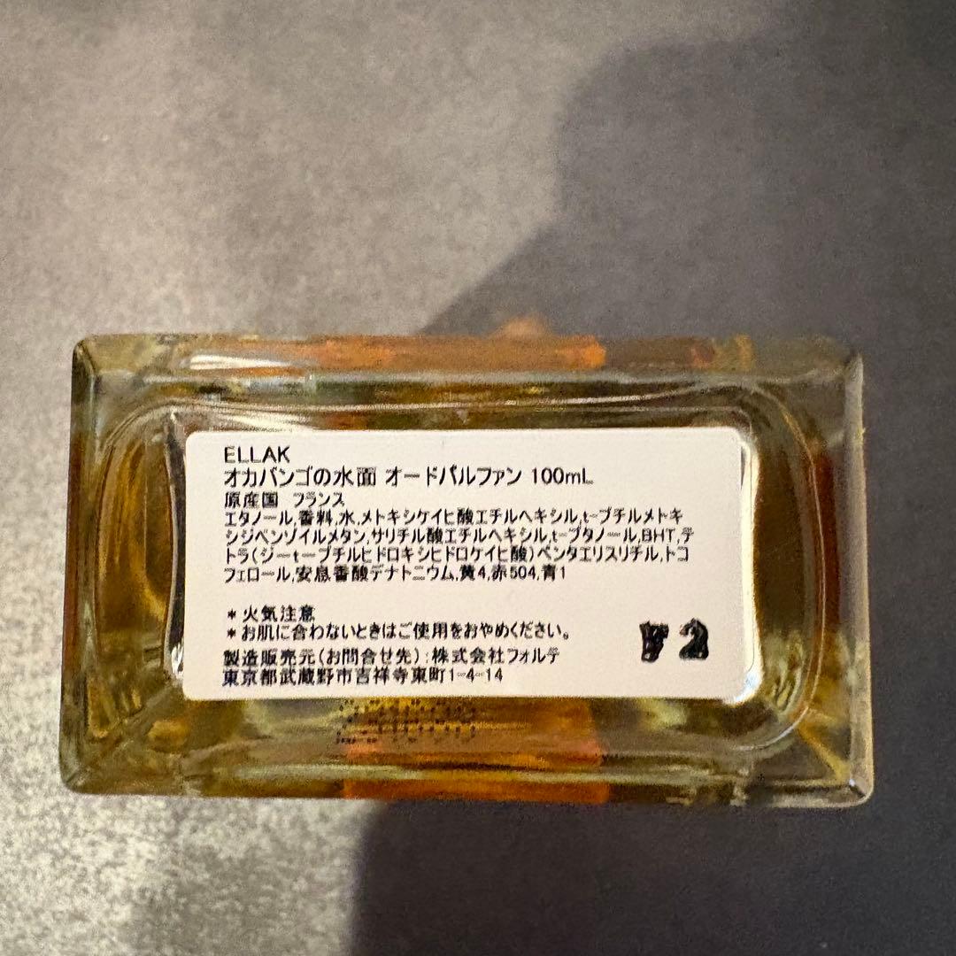 ELLA K オカバンゴの水面　オードパルファン　１００ｍＬ
