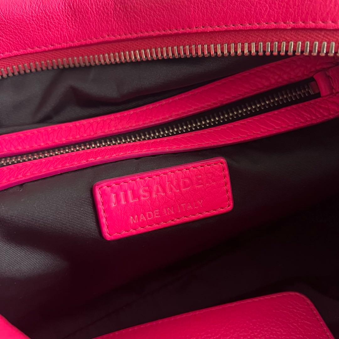 バッグ JIL SANDER LEATHER MINI BOSTON HAND BAG