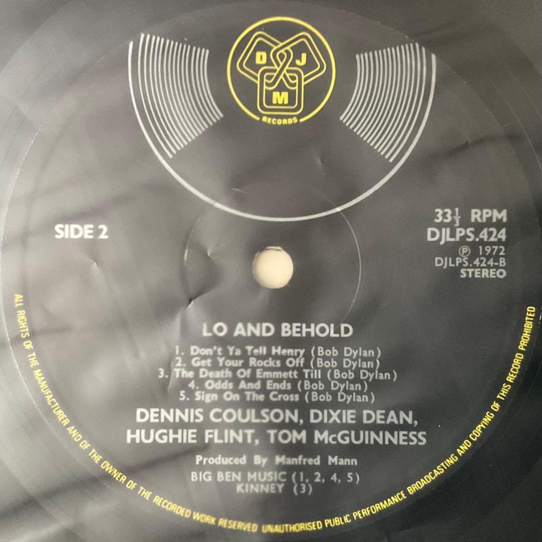 洋楽 COULSON, DEAN, McGUINNESS, FLINT