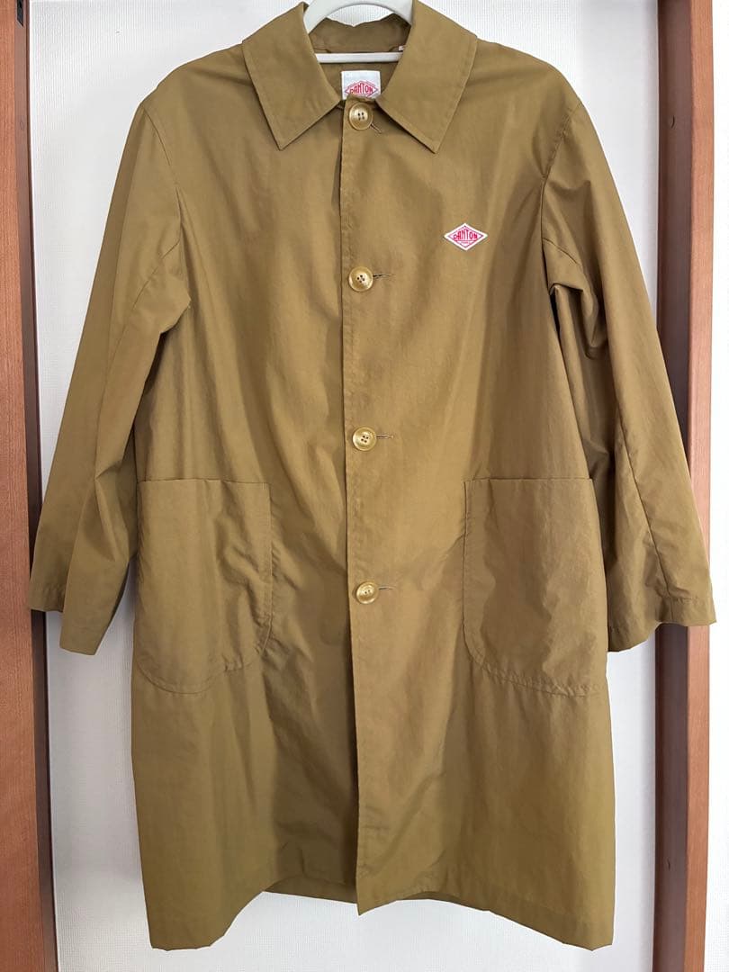 DANTON ステンカラーコート 36 ナイロン 春アウター