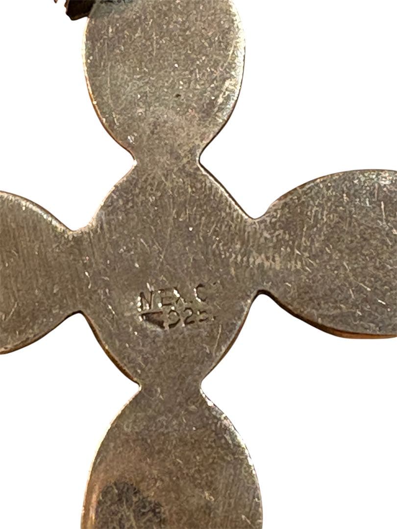 メキシカンジュエリー 925 ヴィンテージ オニキス　刻印