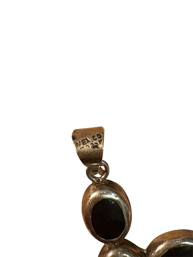 メキシカンジュエリー 925 ヴィンテージ オニキス　刻印